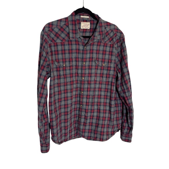 Lucky Brand Other - Lucky Brand Flannel Western Snap Shirt